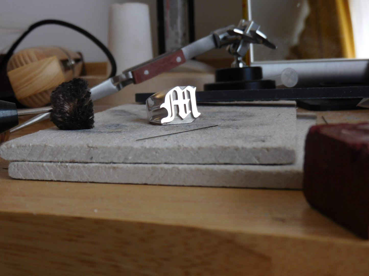 Initial Signet Ring