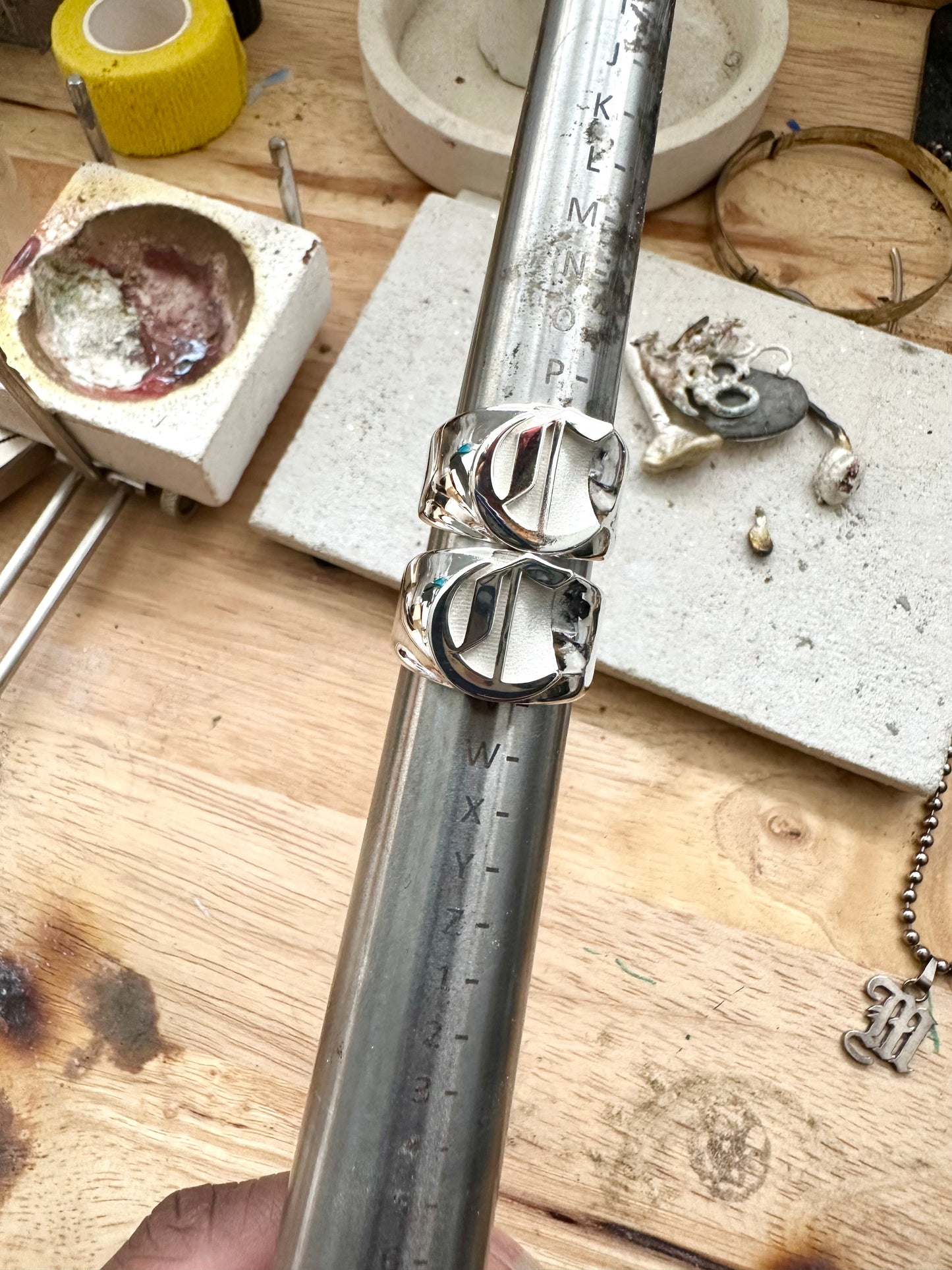 Initial Signet Ring